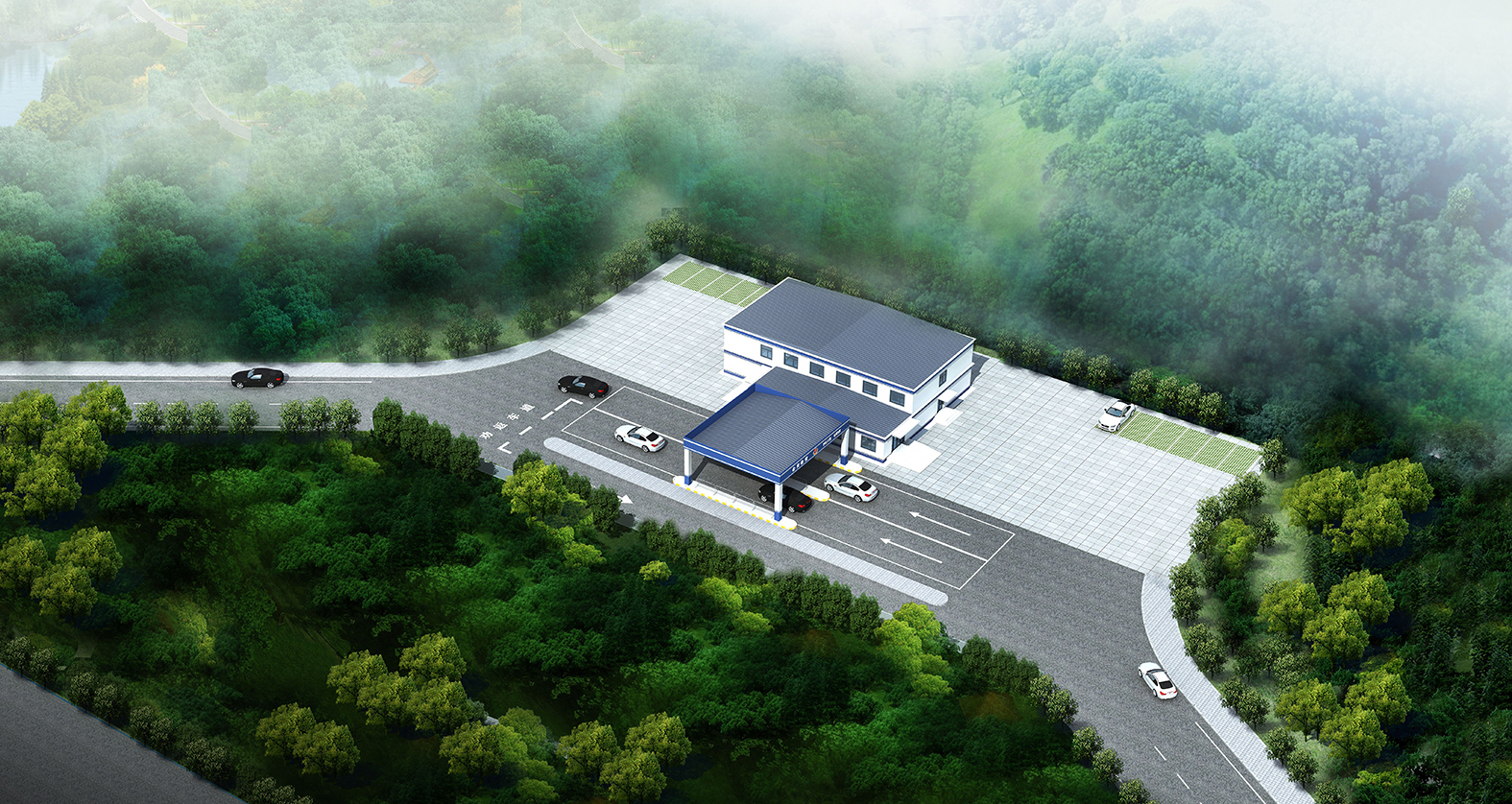 集束装配检查站